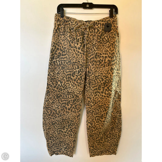 Jeans Straight By Gap In Animal Print, Size: S