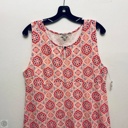 Dress Casual Maxi By Talbots In Pink, Size: Xl