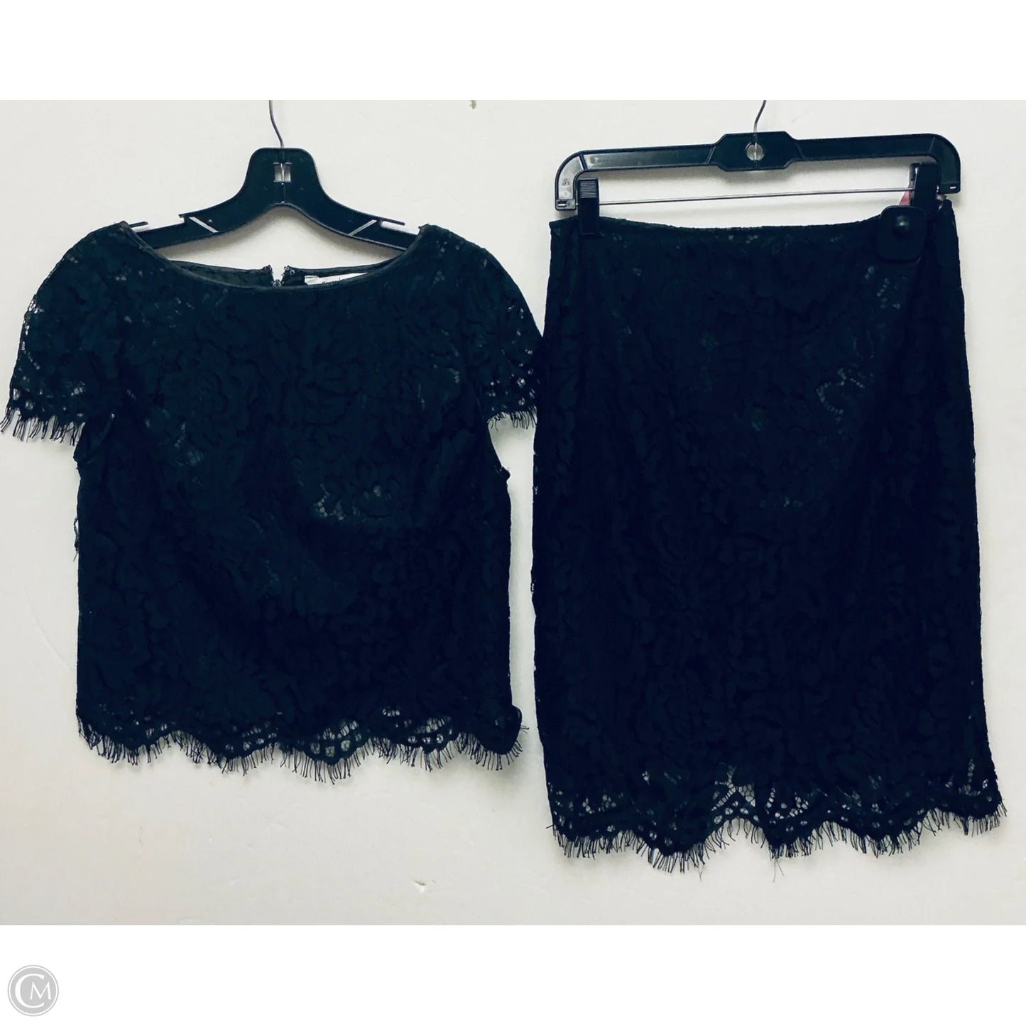 Skirt Set 2pc By White House Black Market In Black, Size: 2
