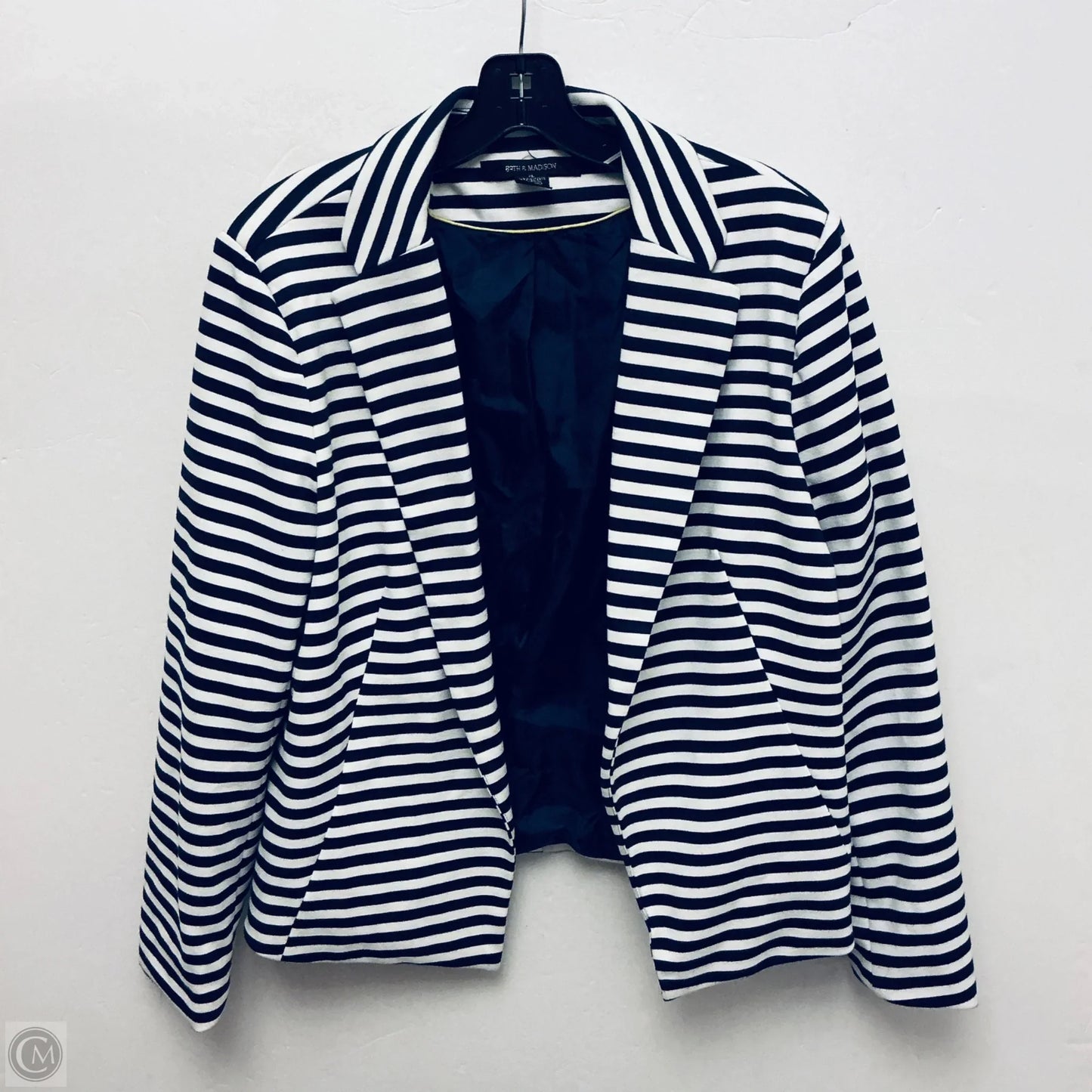 Blazer By 89th And Madison In Striped Pattern, Size: Xl