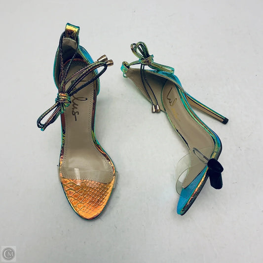 Shoes Heels Stiletto By Lulus In Multi-colored, Size: 6