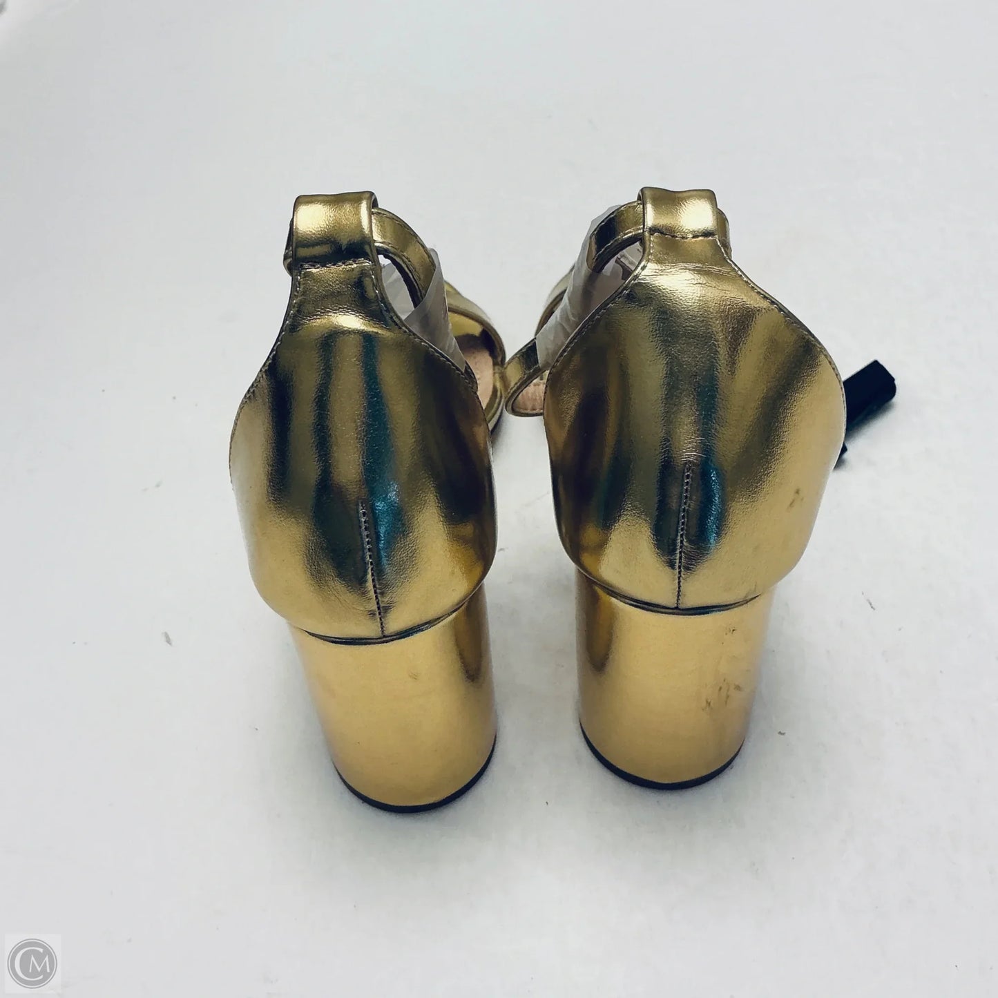 Shoes Heels Platform By Lulus In Gold, Size: 8