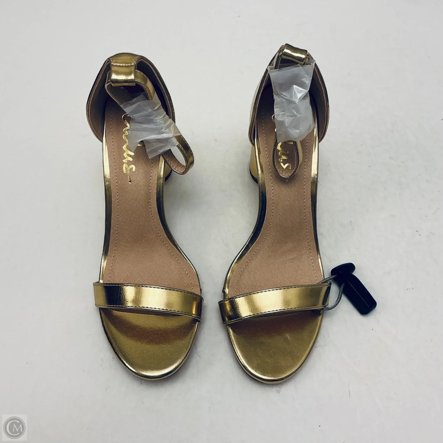 Shoes Heels Platform By Lulus In Gold, Size: 8