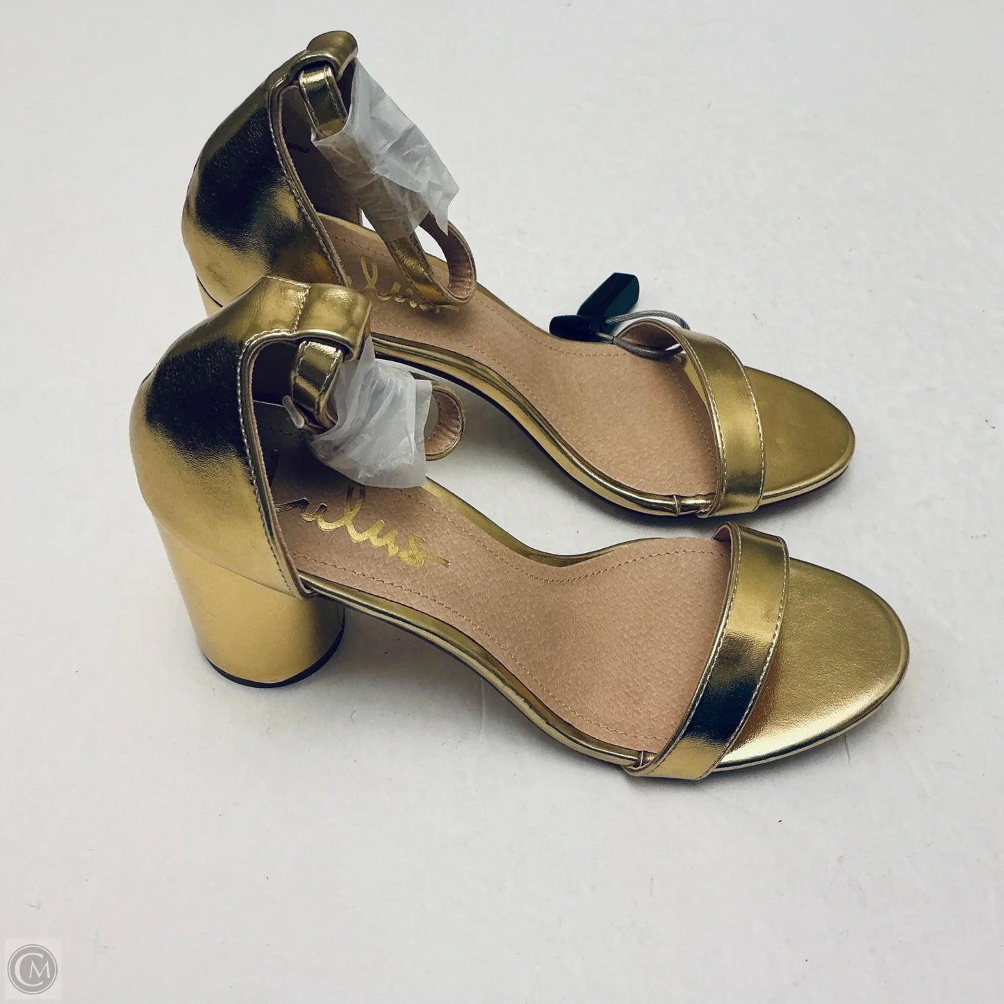 Shoes Heels Platform By Lulus In Gold, Size: 8