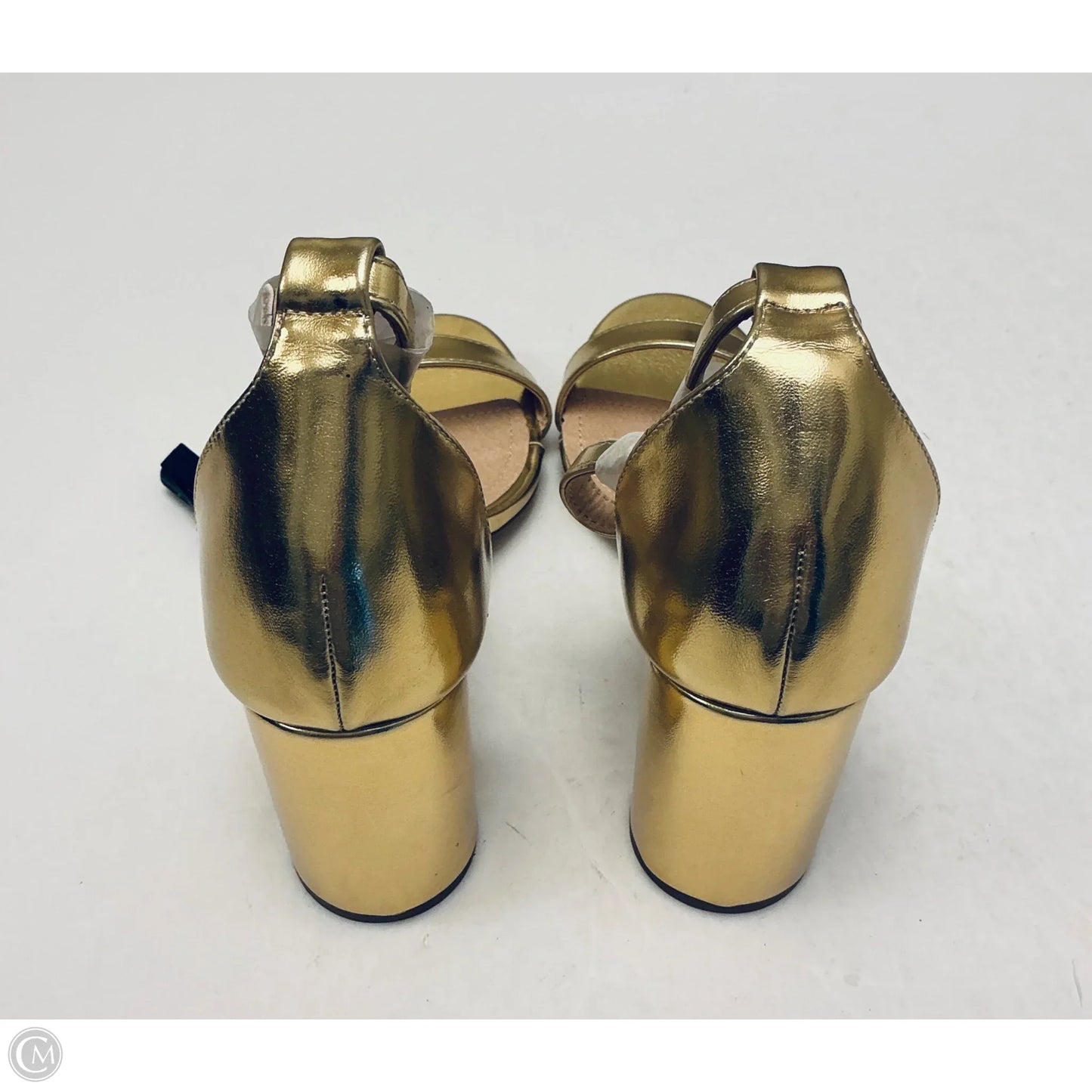 Shoes Heels Platform By Lulus In Gold, Size: 8