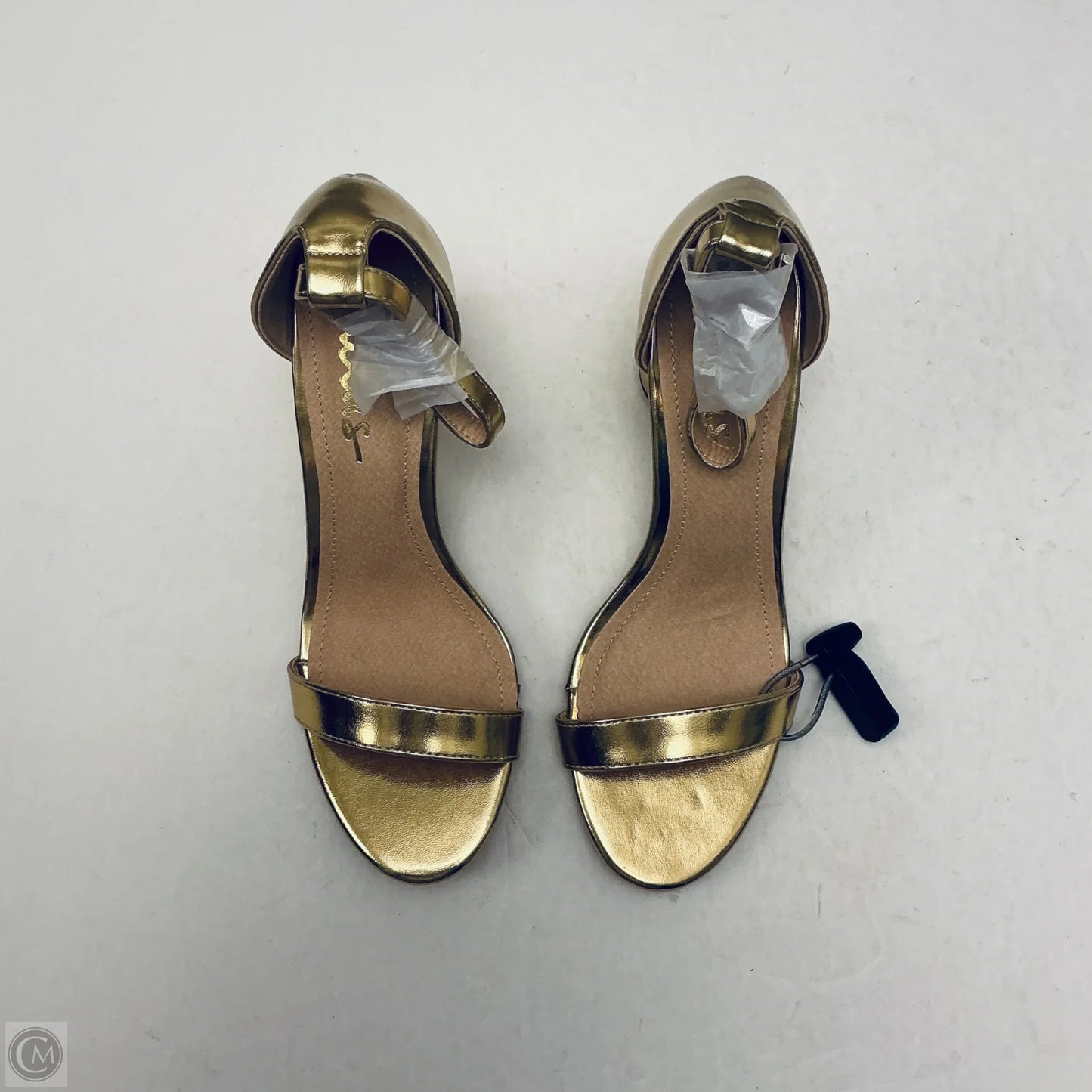 Shoes Heels Platform By Lulus In Gold, Size: 8