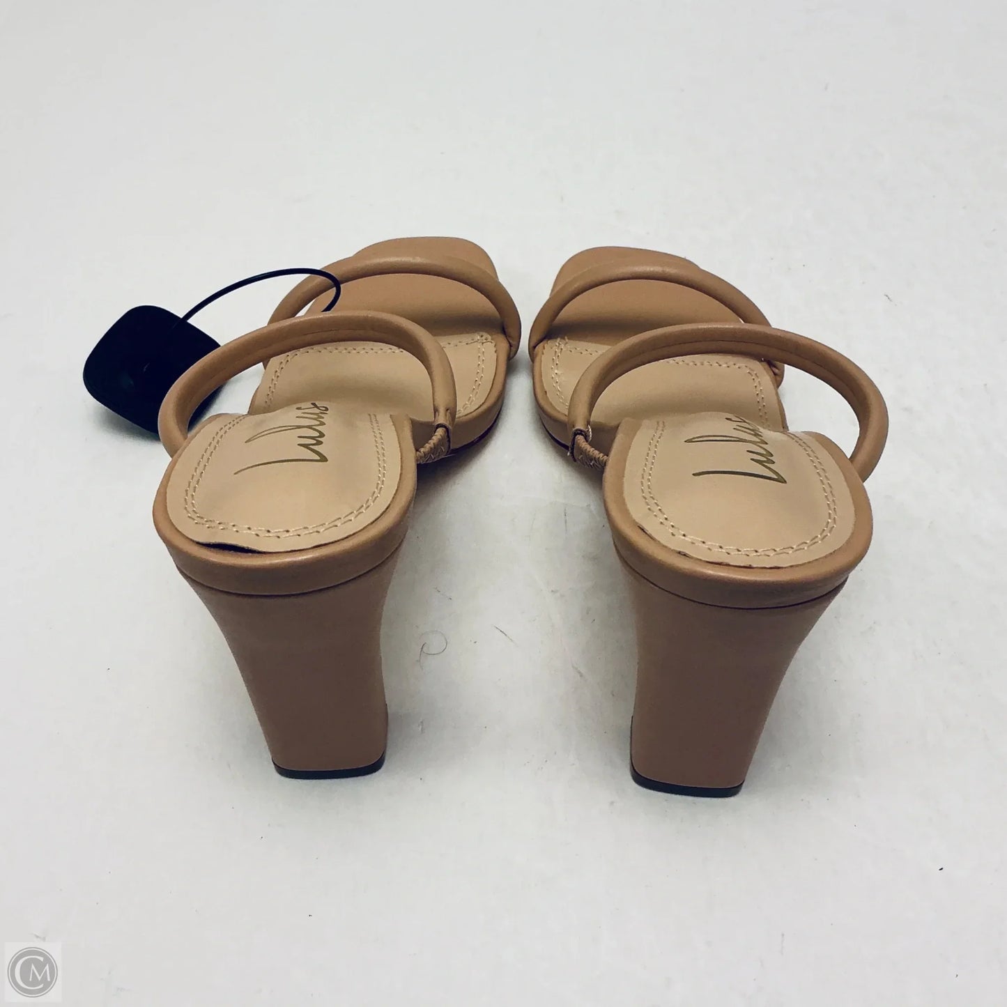 Sandals Heels Block By Lulus In Pink, Size: 7