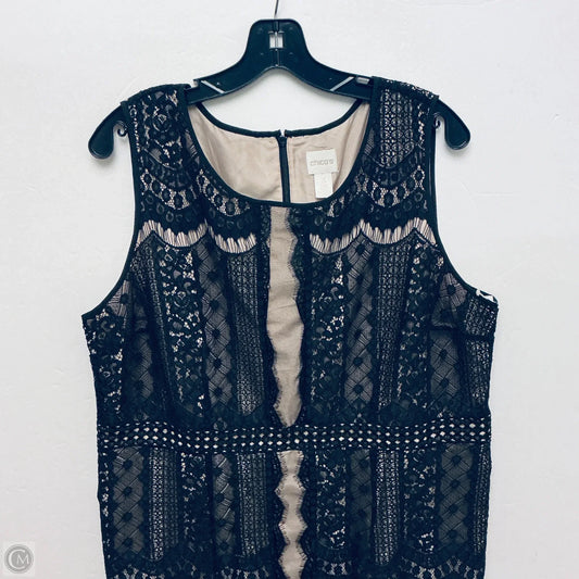 Dress Casual Short By Chicos In Black, Size: L