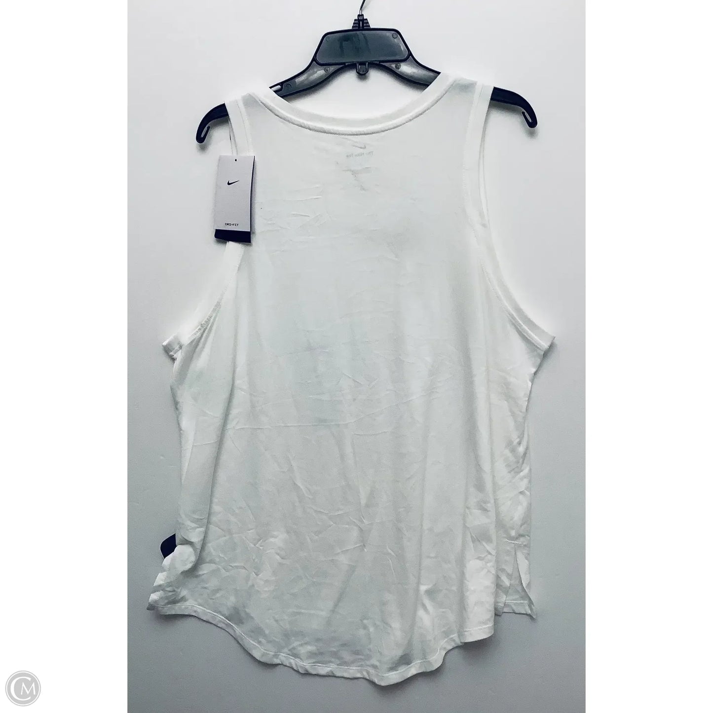 Top Sleeveless By Nike Apparel In White, Size: 1x