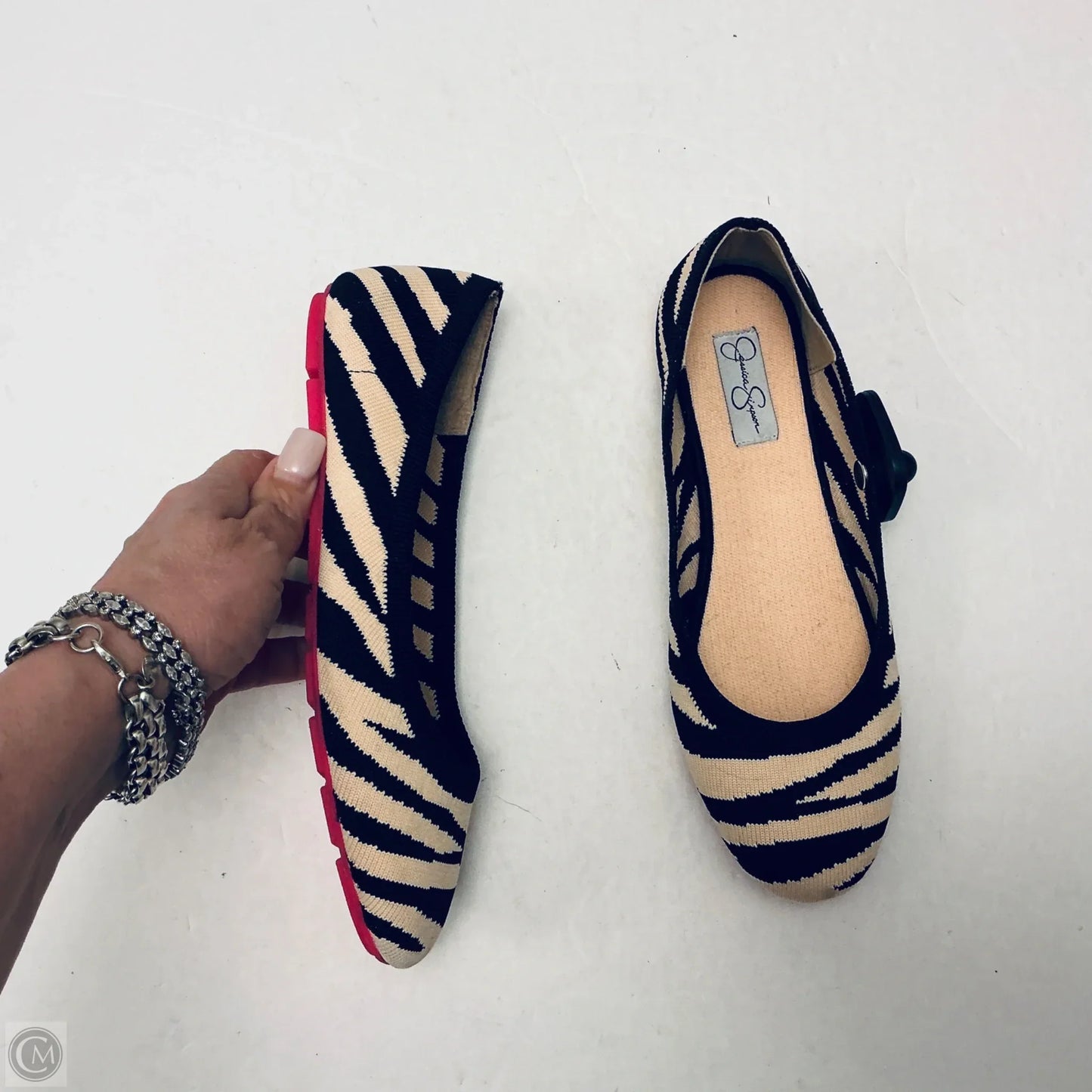 Shoes Flats By Jessica Simpson In Animal Print, Size: 6.5