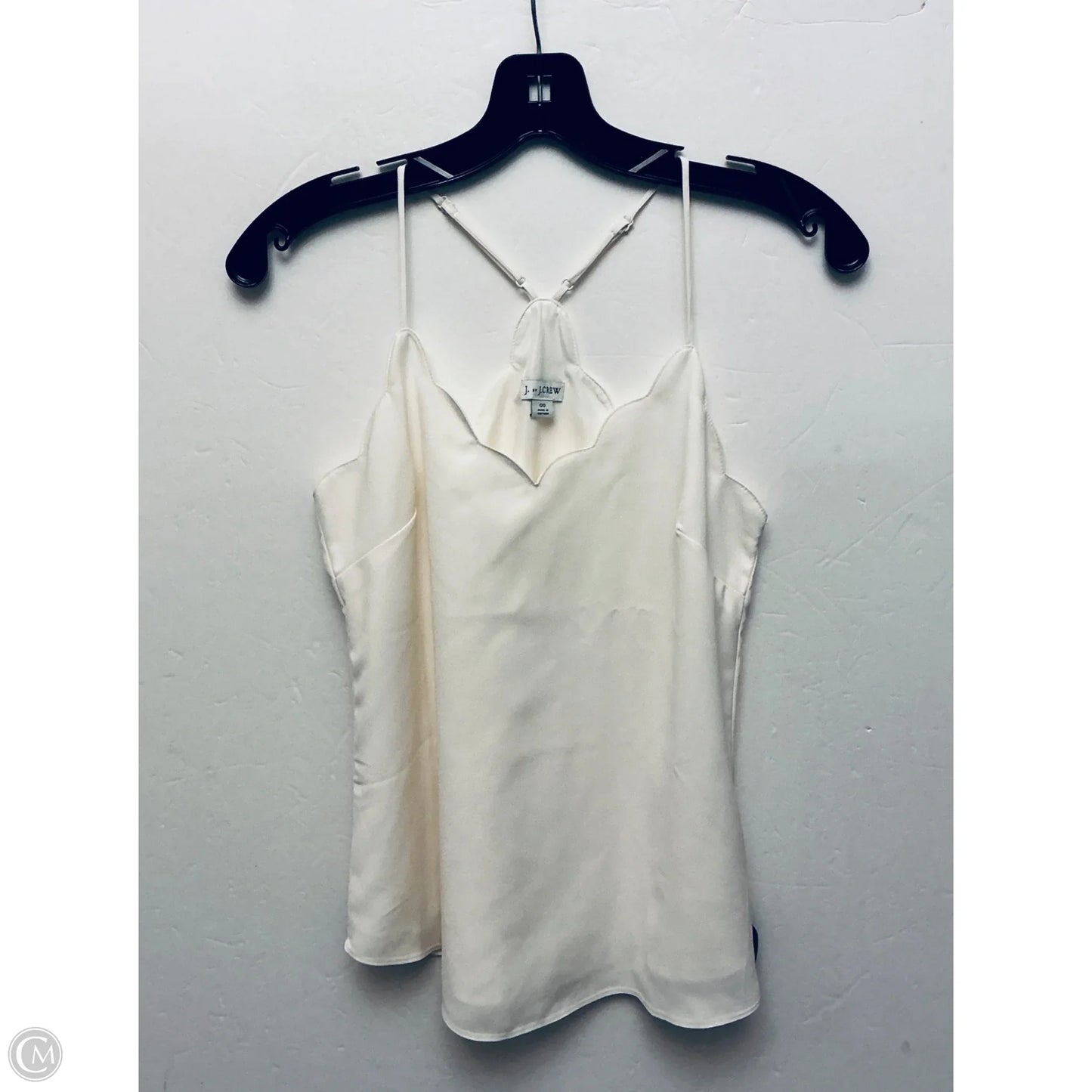 Top Sleeveless Basic By J. Crew In Cream, Size: Xxs