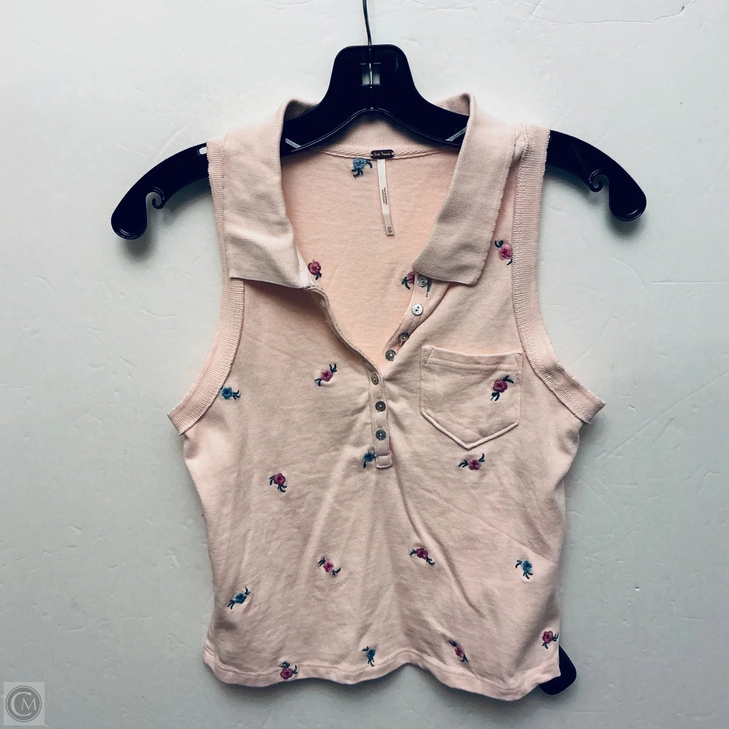 Top Short Sleeve Basic By Free People In Pink, Size: Xs