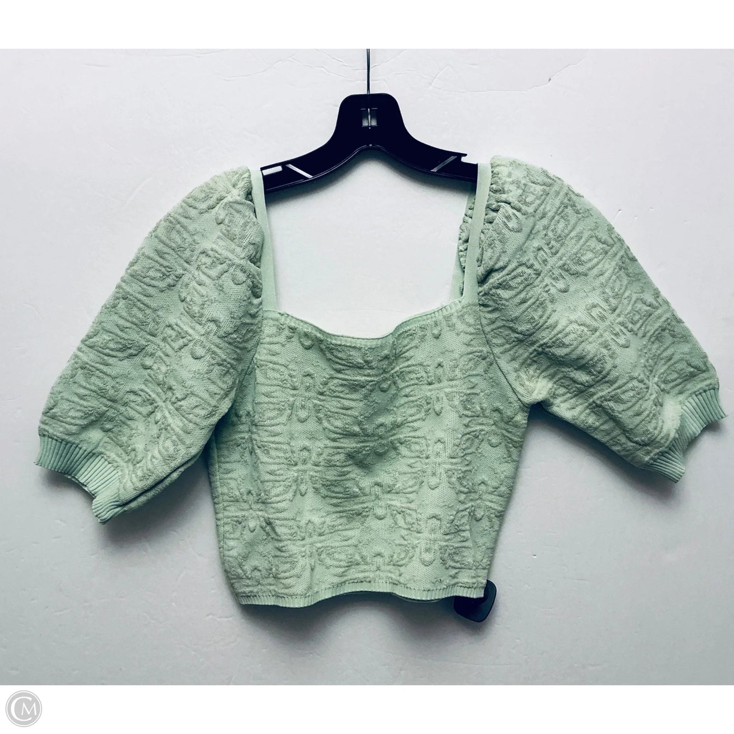 Top Short Sleeve Basic By Cme In Green, Size: L