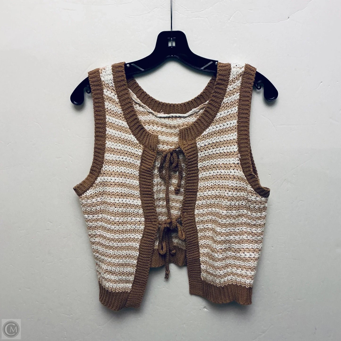 Top Sleeveless Basic By Cme In Brown, Size: M