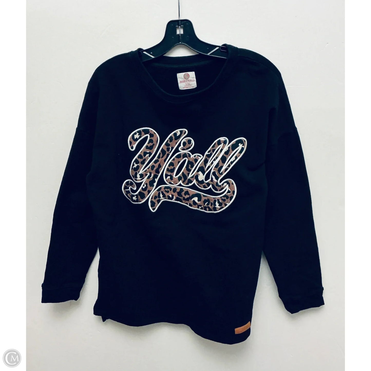 Sweatshirt Collar By Cme In Black, Size: S