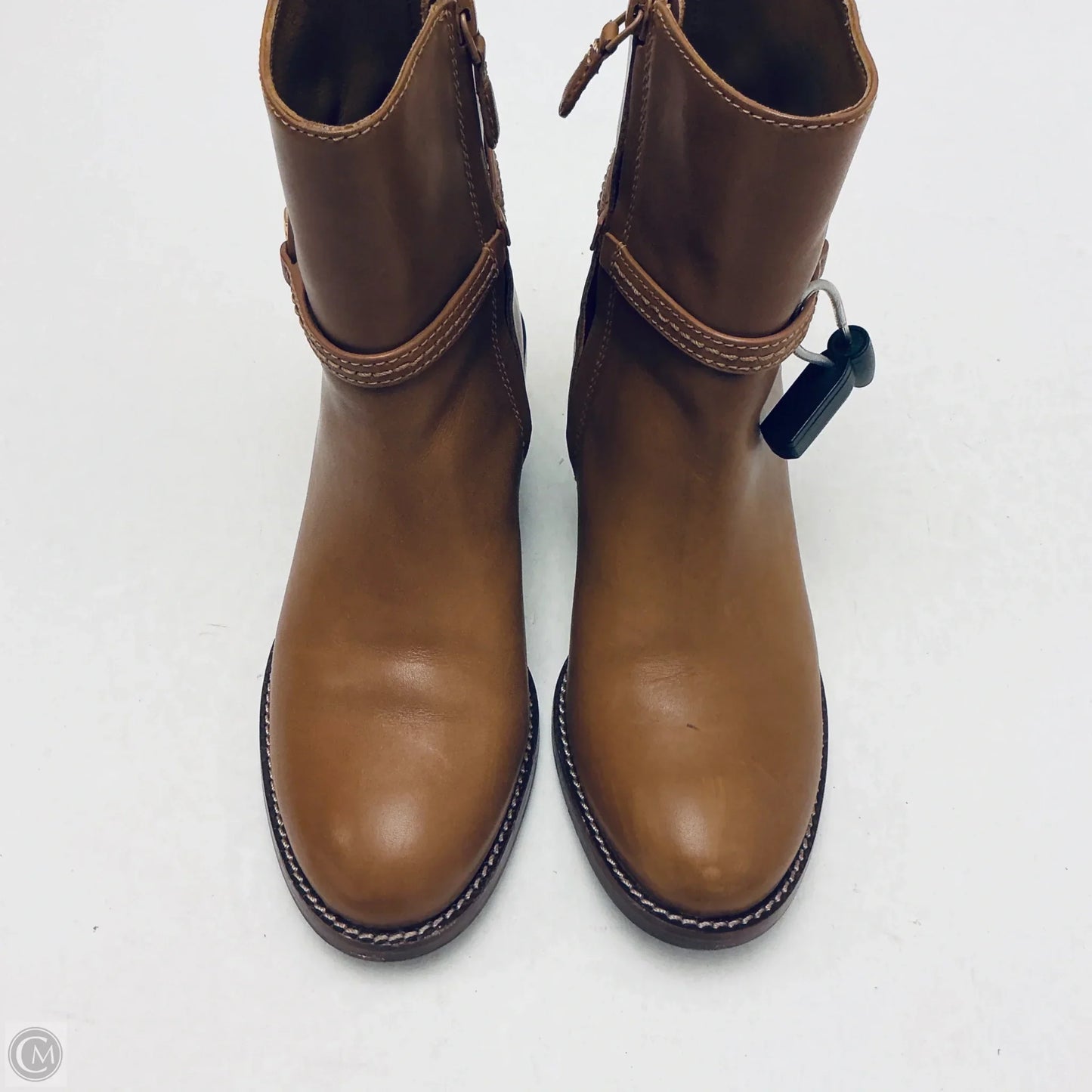 Boots Designer By Tory Burch In Brown, Size: 7