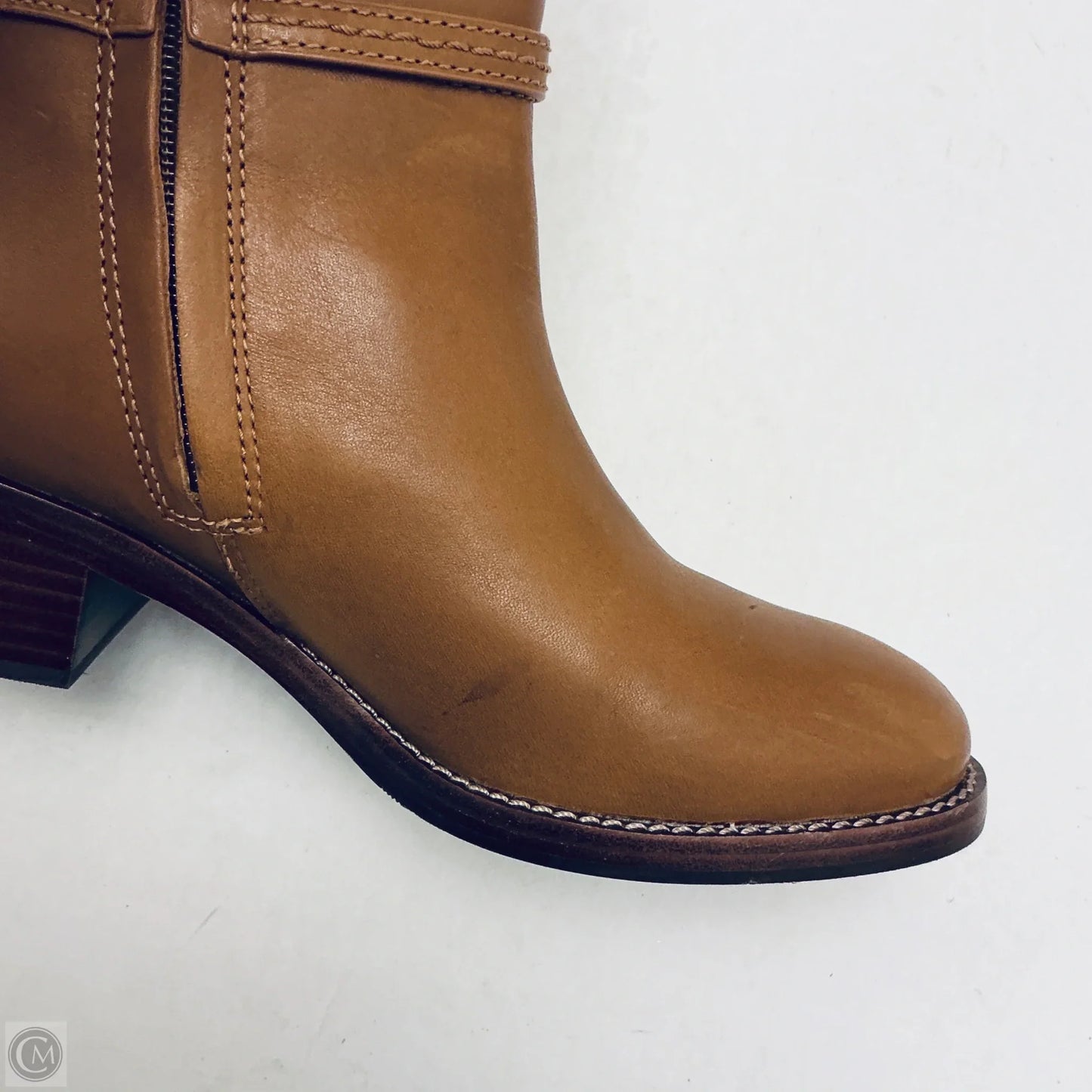 Boots Designer By Tory Burch In Brown, Size: 7