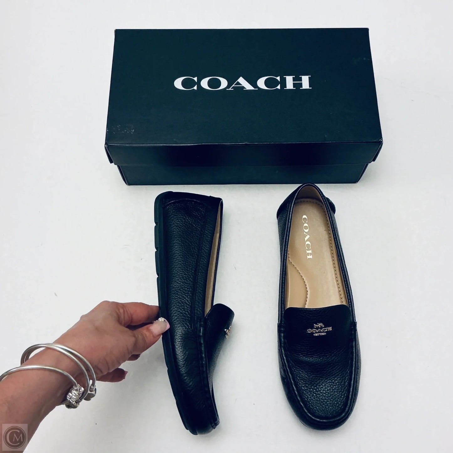 Shoes Designer By Coach In Black, Size: 9