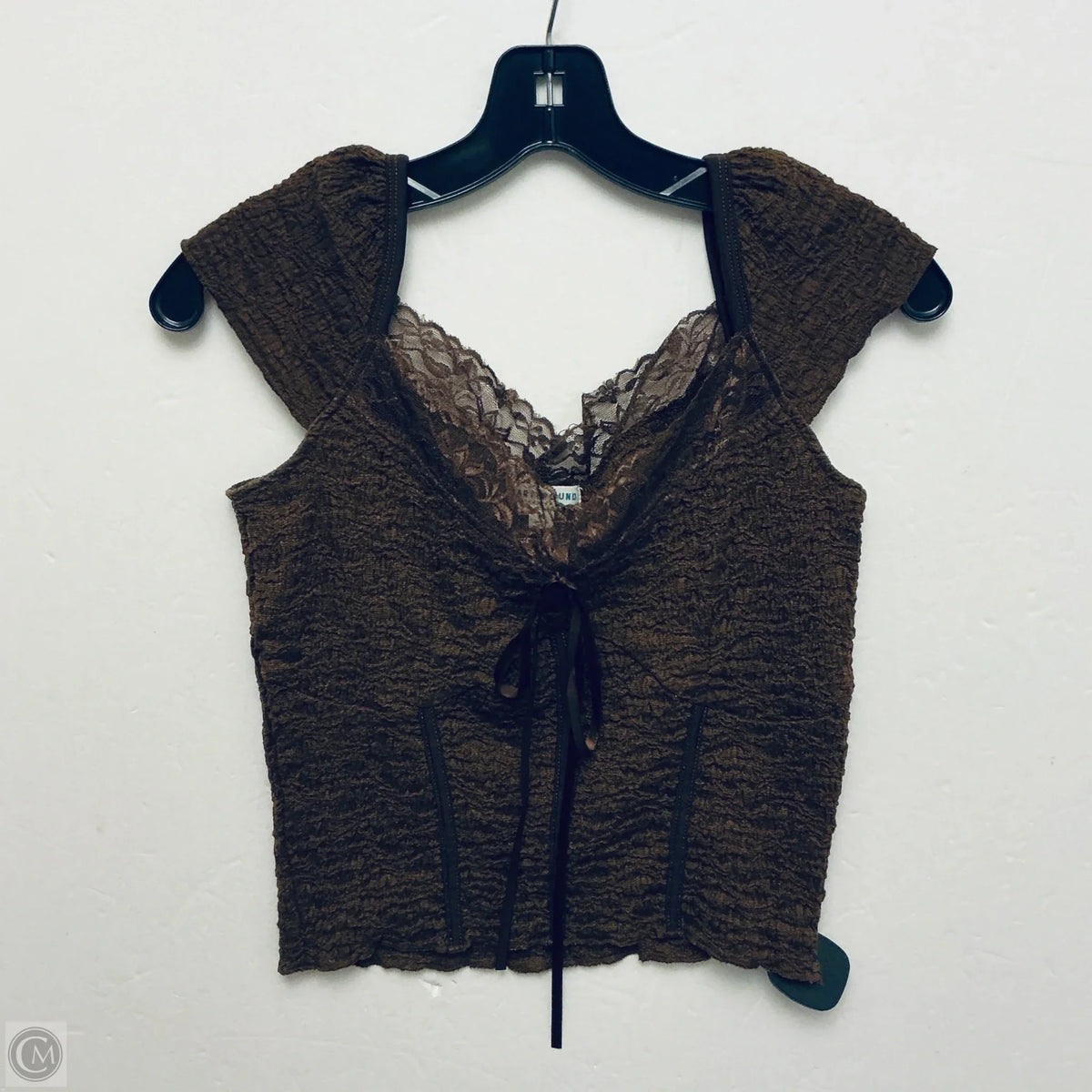 Top Sleeveless Basic By Earthbound In Brown, Size: S