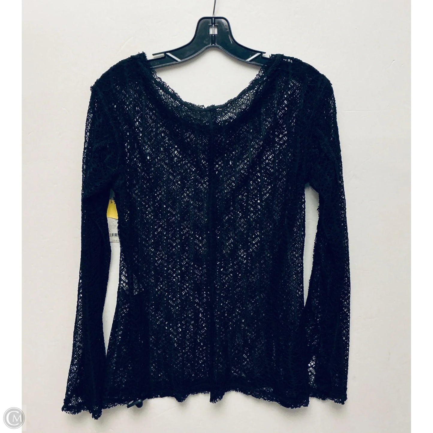 Top Long Sleeve By Free People In Black, Size: L