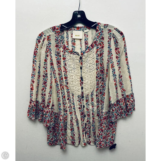 Top Long Sleeve Basic By Maeve In Cream, Size: M