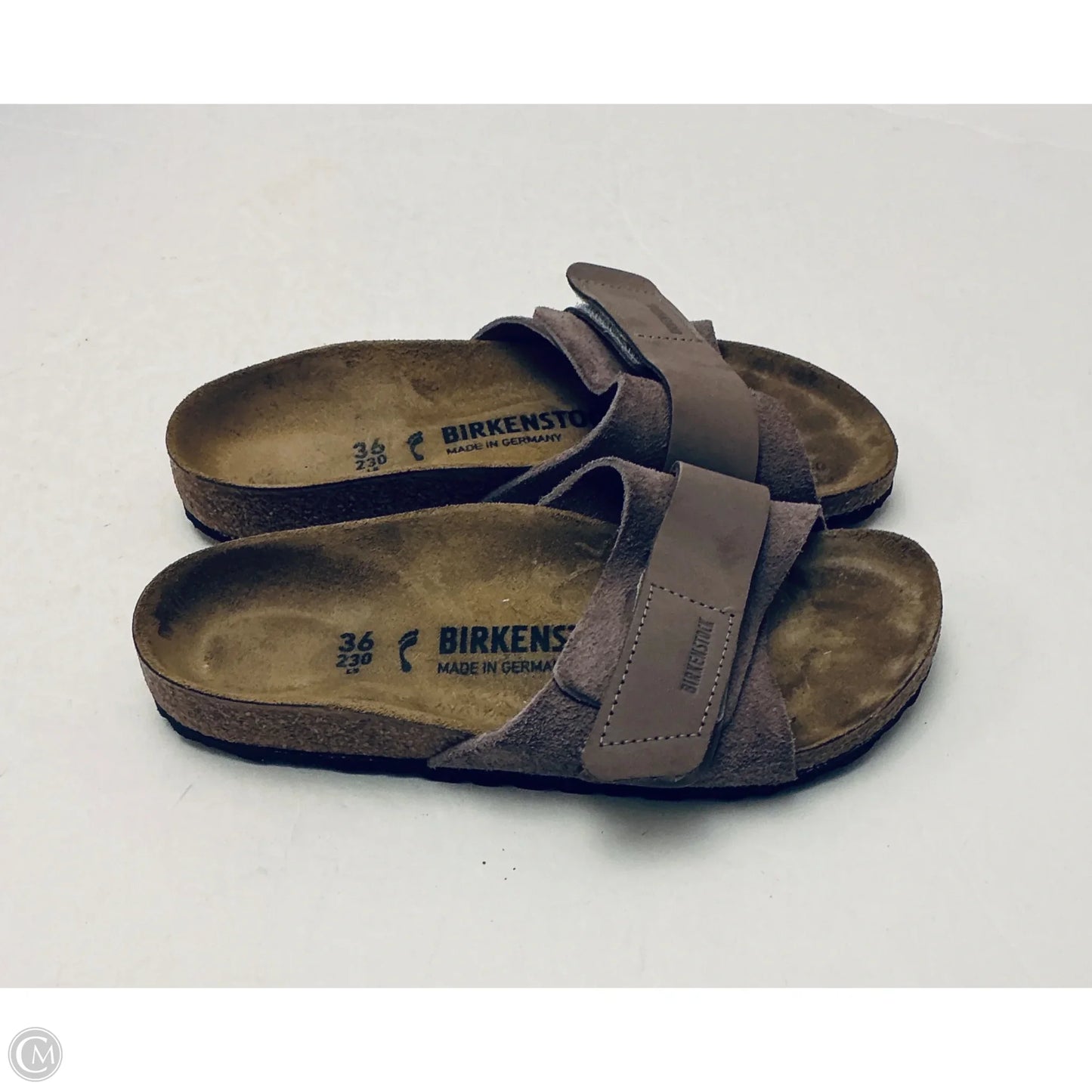Sandals Flats By Birkenstock In Brown, Size: 6