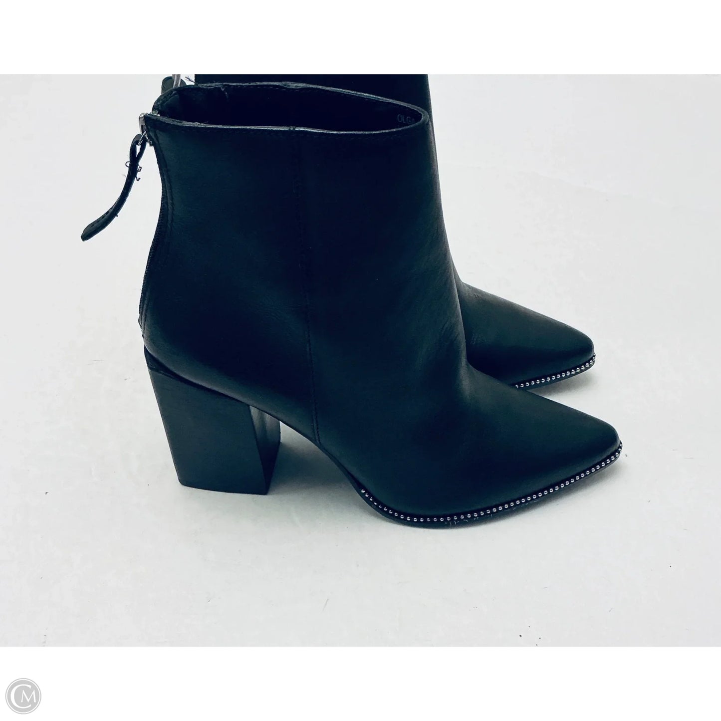 Boots Ankle Heels By Steve Madden In Black, Size: 7.5