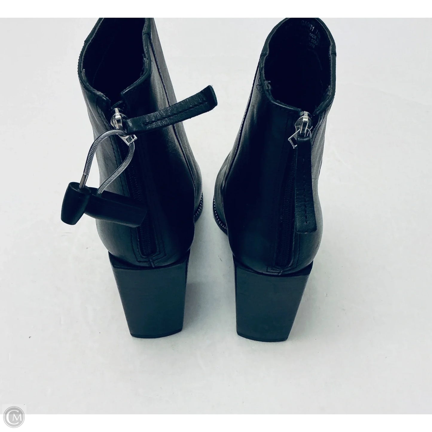 Boots Ankle Heels By Steve Madden In Black, Size: 7.5