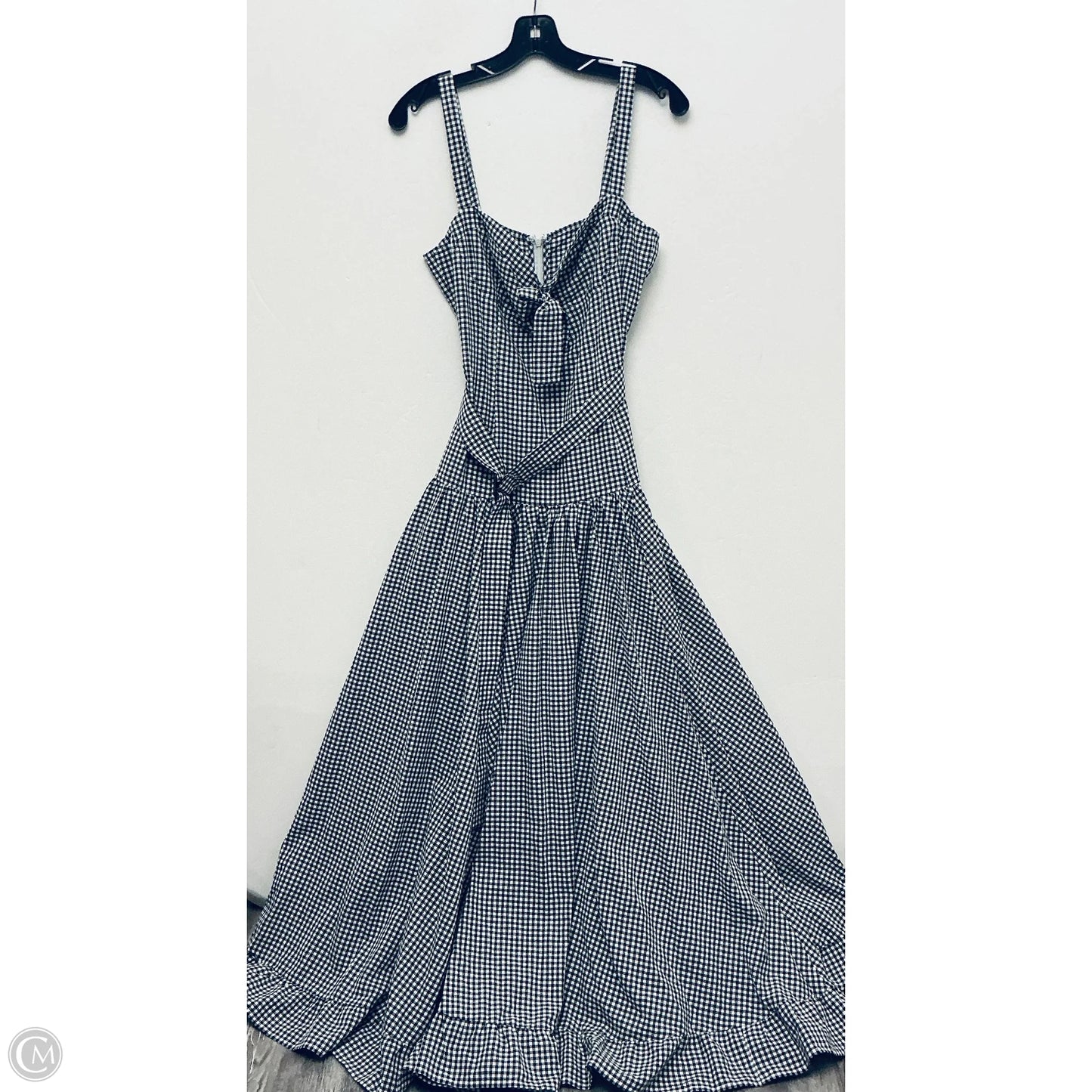 Dress Casual Maxi By Cme In Black & White, Size: M