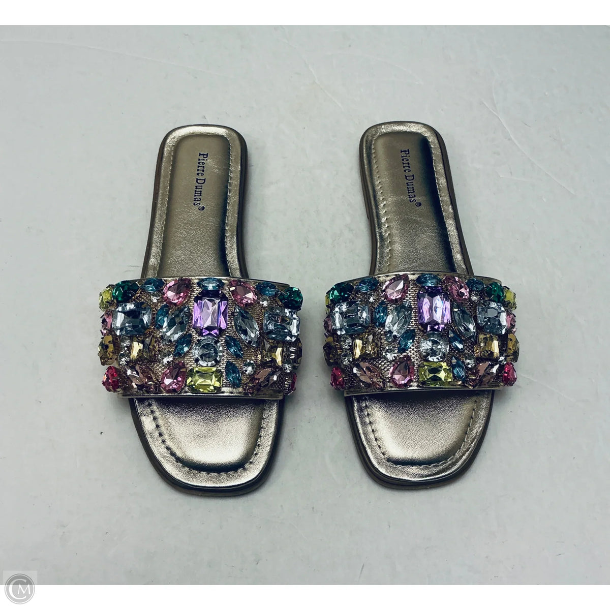Sandals Flats By Pierre Dumas In Gold, Size: 6.5