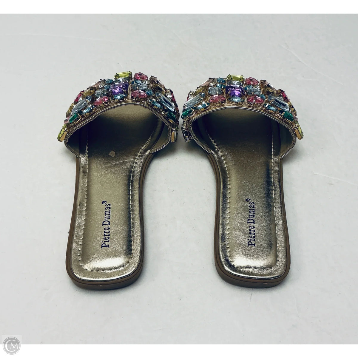 Sandals Flats By Pierre Dumas In Gold, Size: 6.5