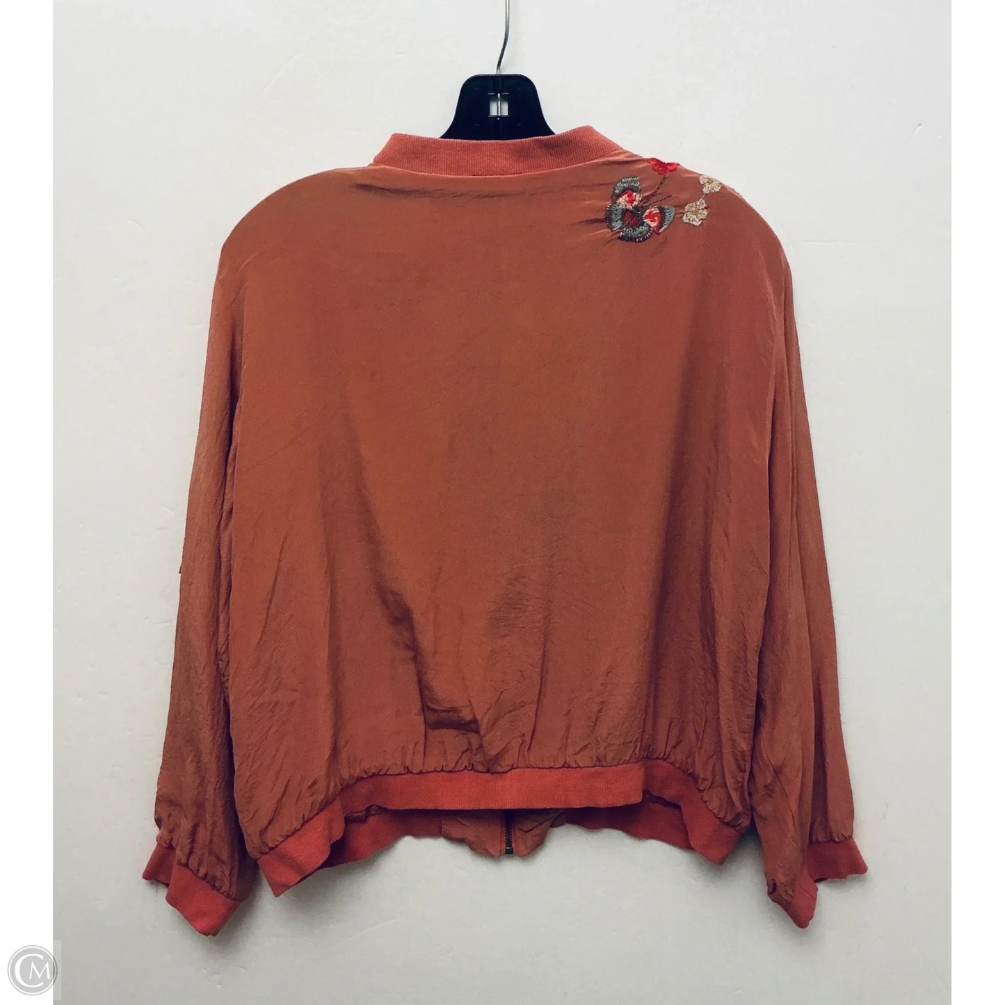 Jacket Designer By Johnny Was In Pink, Size: L
