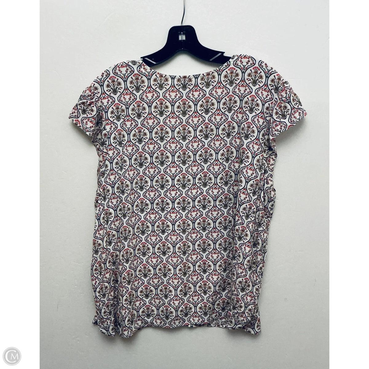 Top Short Sleeve Basic By Loft In Brown, Size: Xl