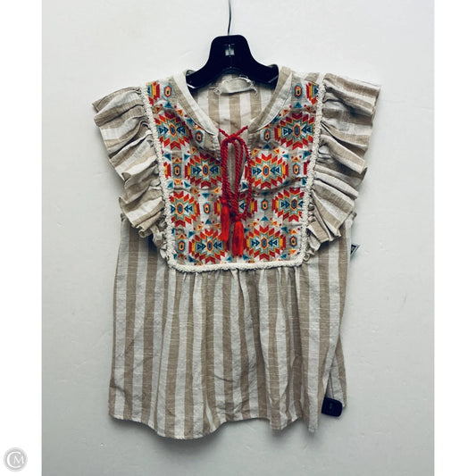 Top Sleeveless Basic By Savanna Jane In Brown, Size: M