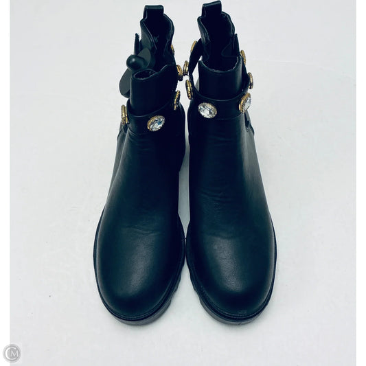 Boots Combat By Nicole By Nicole Miller In Black, Size: 9