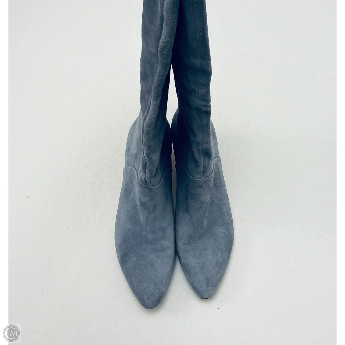 Boots Knee Heels By Silent D Boots In Grey, Size: 9