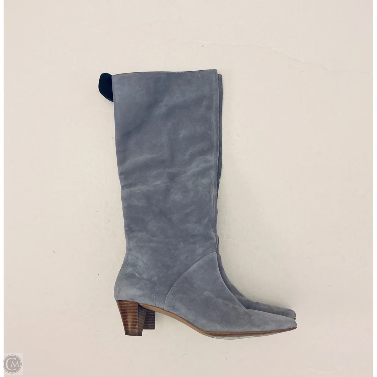 Boots Knee Heels By Silent D Boots In Grey, Size: 9