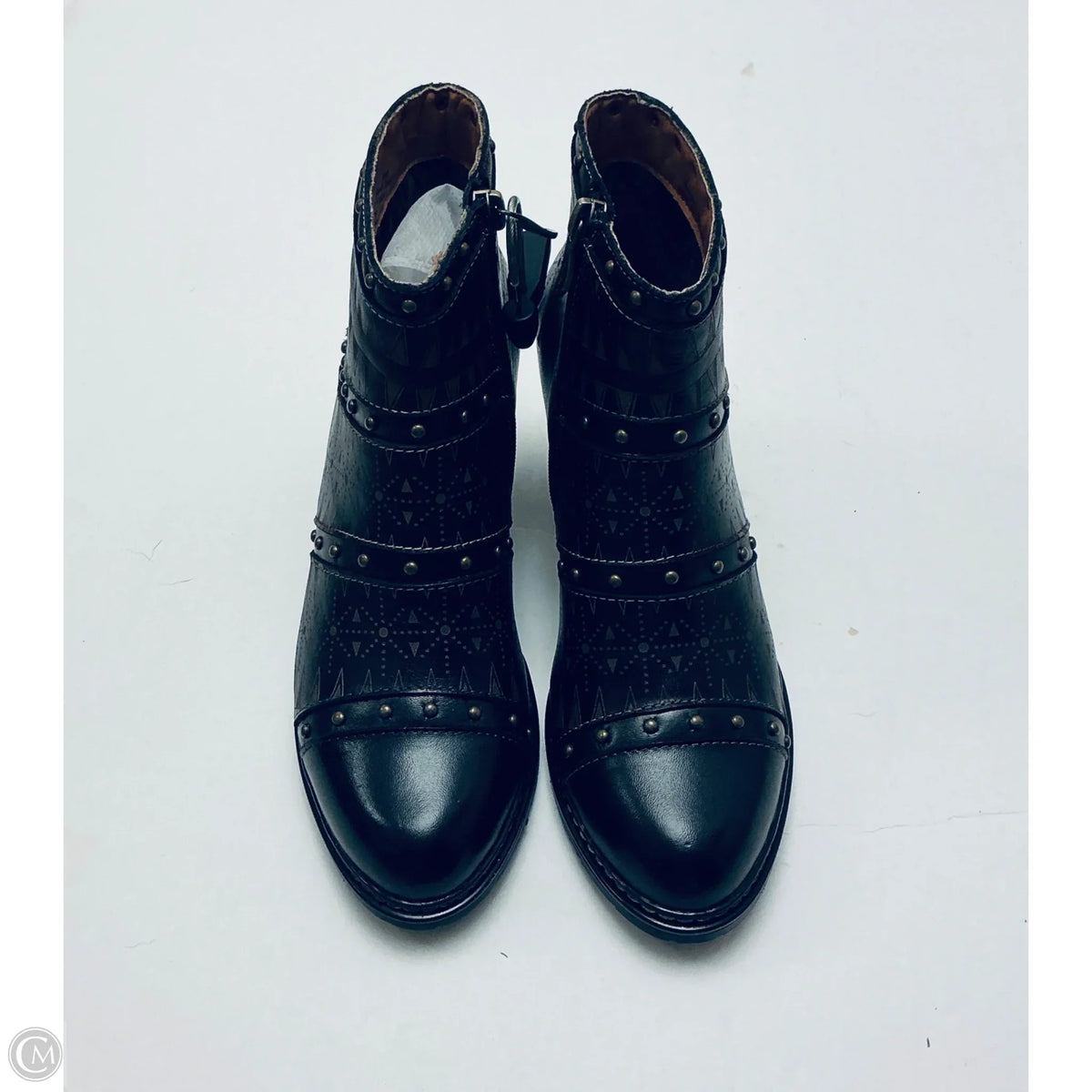 Boots Ankle Heels By Spring Step In Brown, Size: 6.5