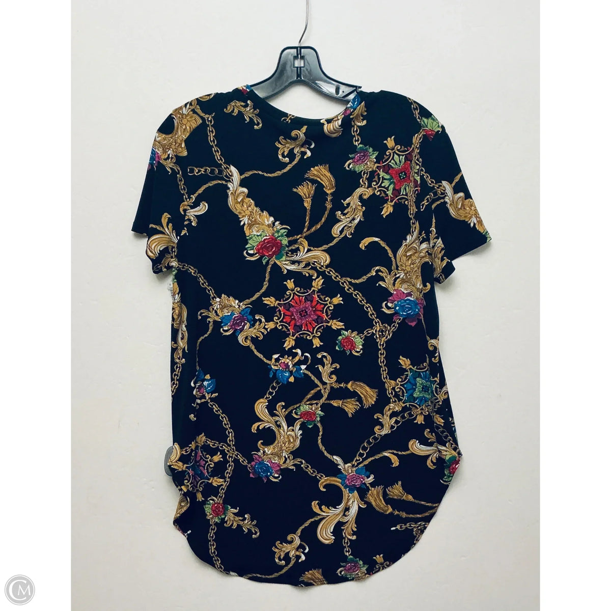 Top Short Sleeve Basic By Joseph Ribkoff In Black, Size: M