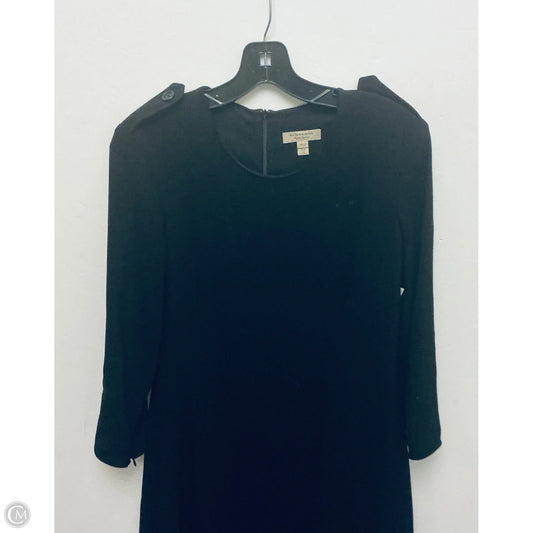 Dress Luxury Designer By Burberry In Black, Size: 8