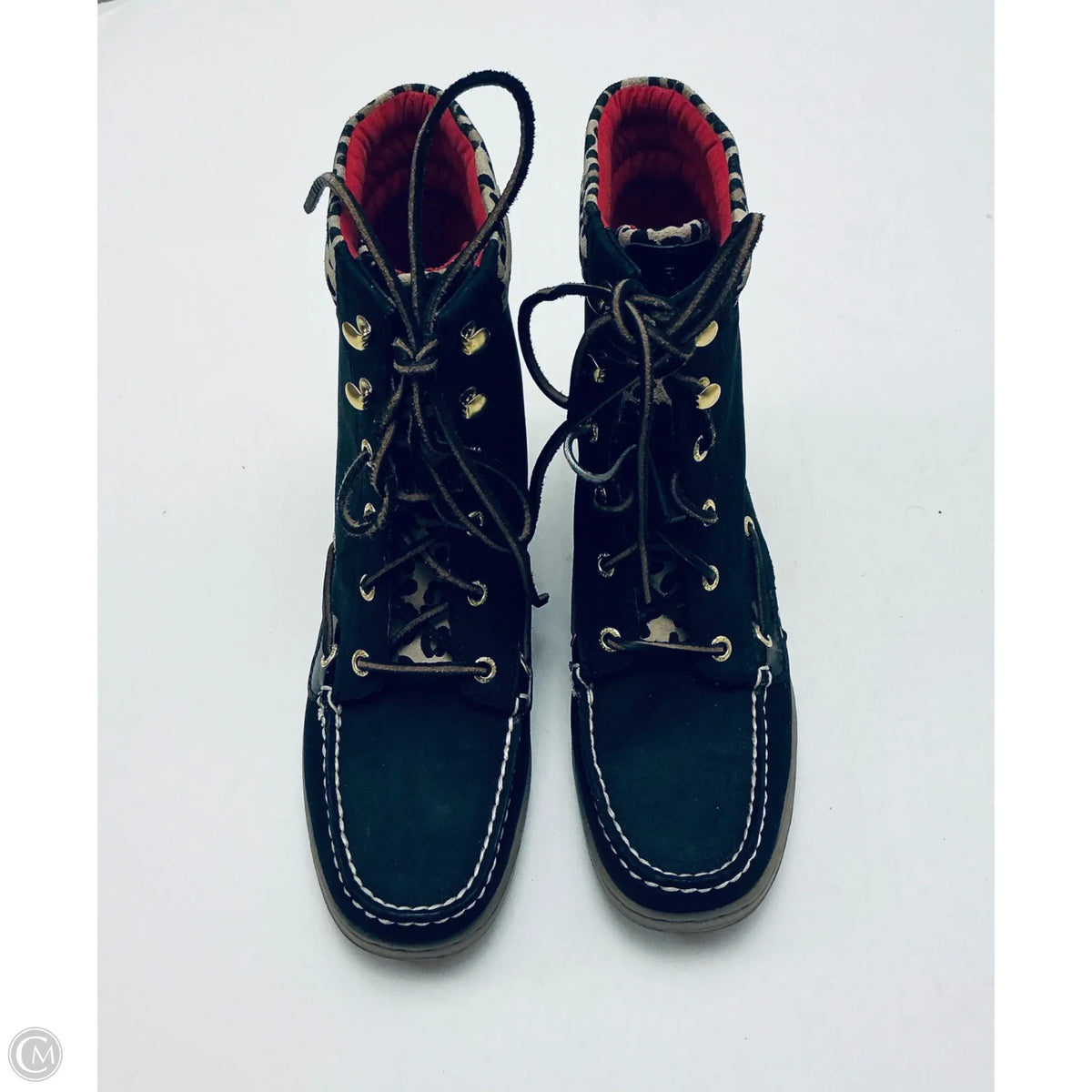 Boots Ankle Flats By Sperry In Black, Size: 8