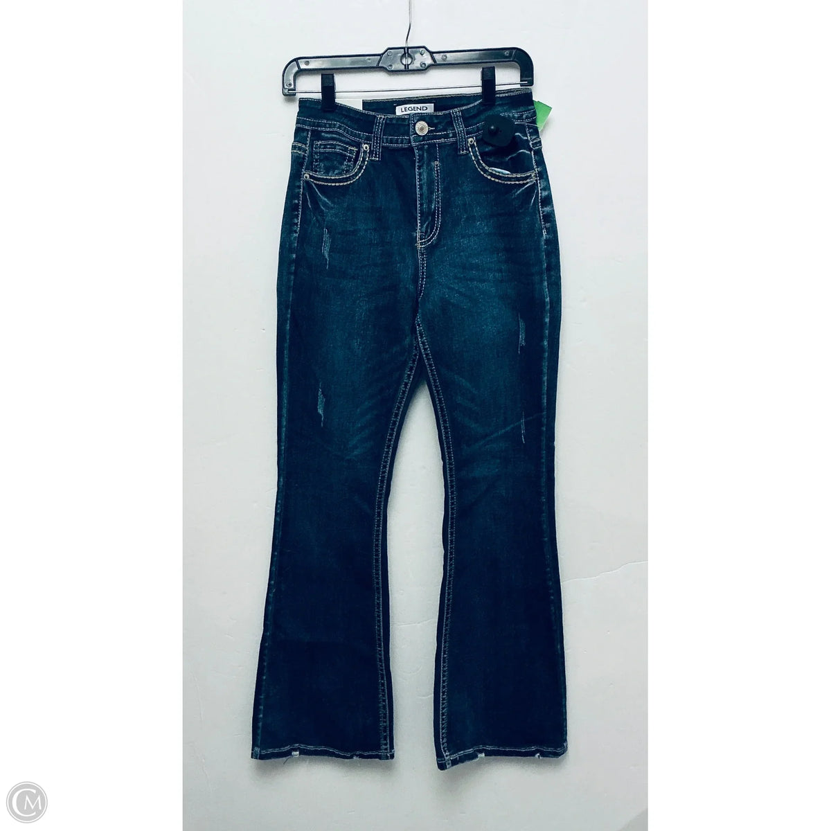Jeans Straight By Legend In Blue Denim, Size: 10