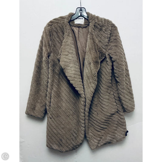 Jacket Faux Fur & Sherpa By Bb Dakota In Brown, Size: S