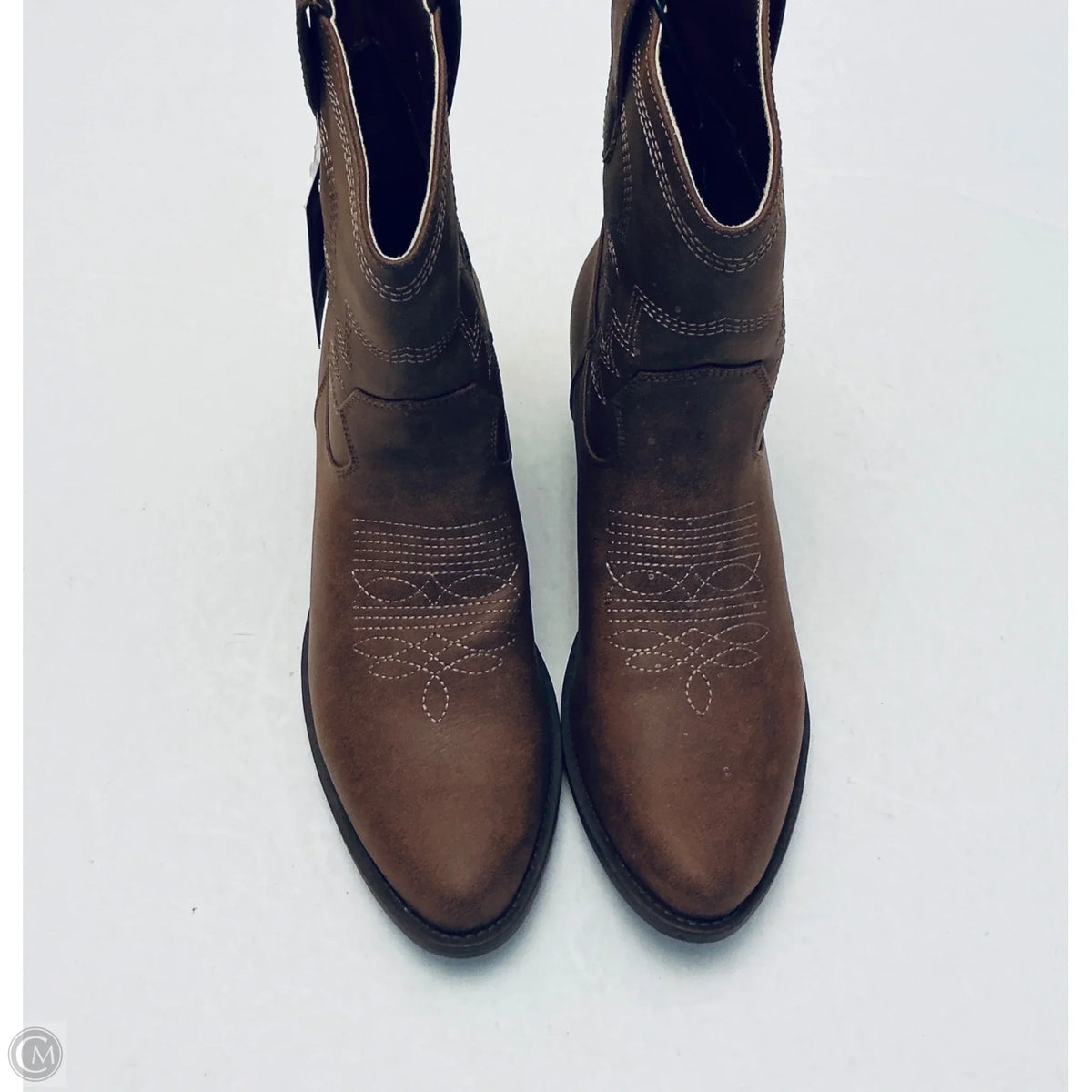 Boots Western By Cme In Brown, Size: 7.5