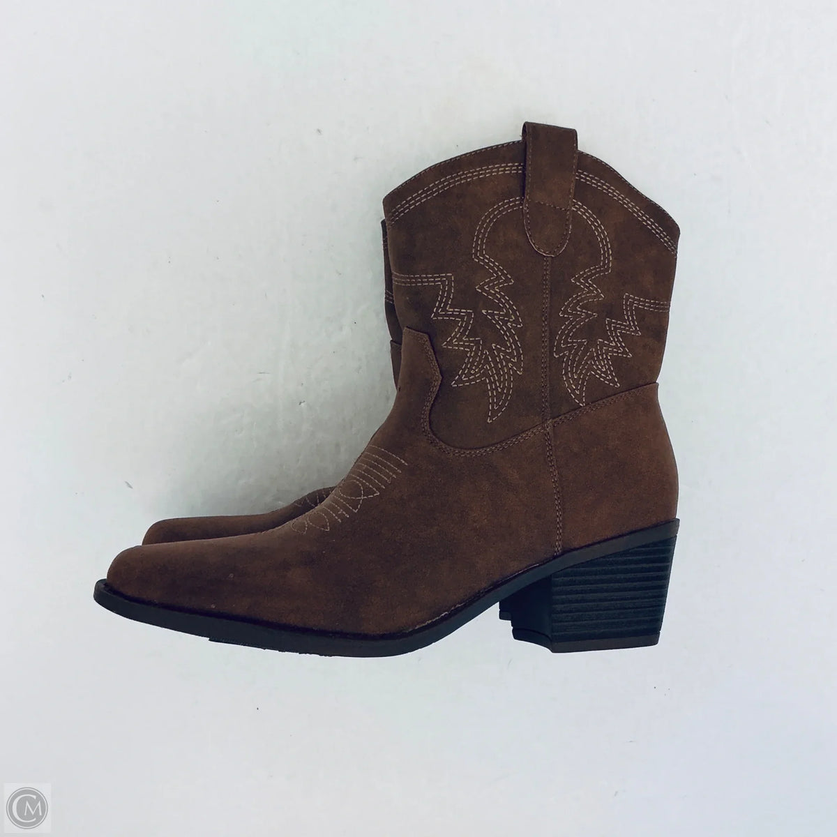 Boots Western By Cme In Brown, Size: 7.5