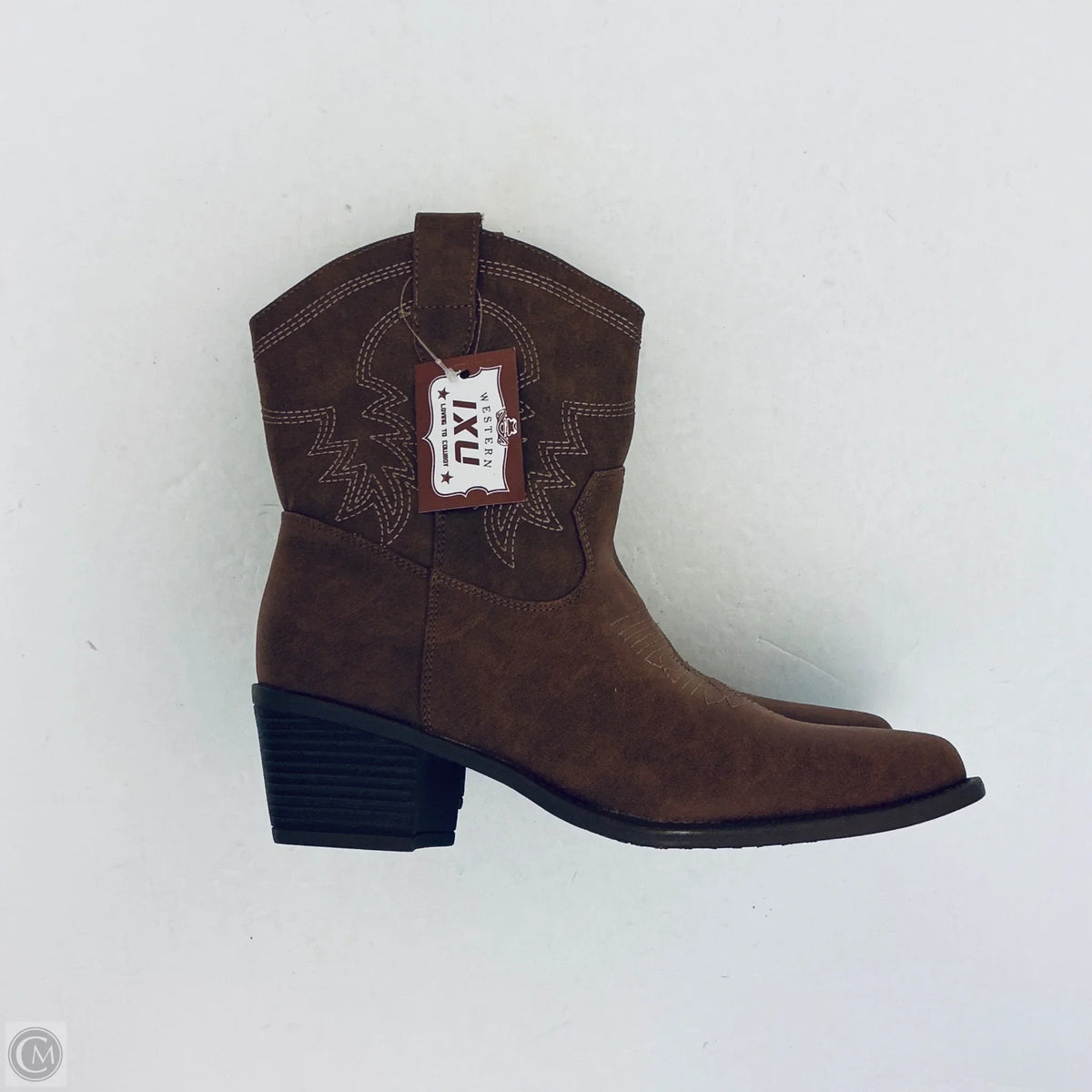 Boots Western By Cme In Brown, Size: 7.5