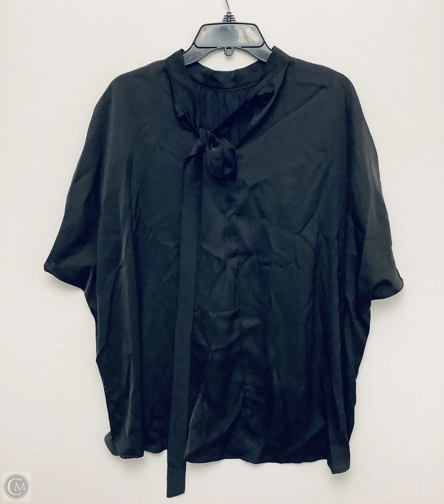 Top Short Sleeve By Clothes Mentor In Black, Size: Xl