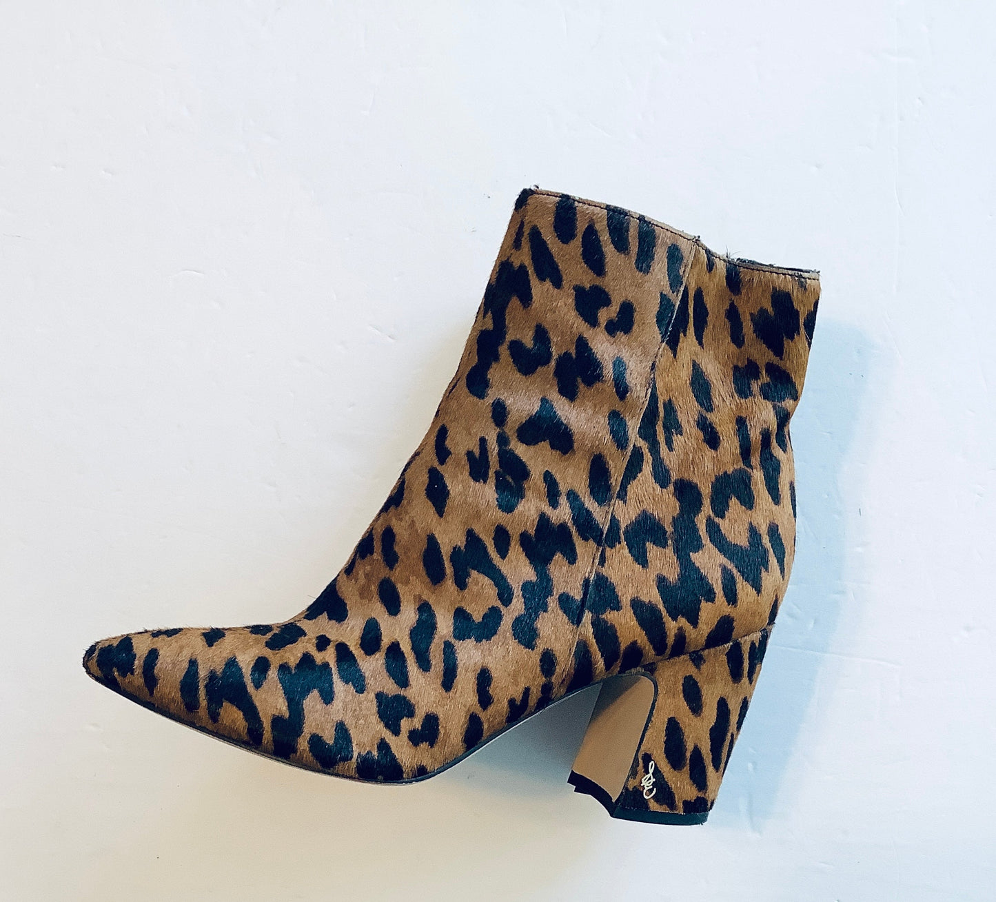 Boots Ankle Heels By Sam Edelman In Animal Print, Size: 10