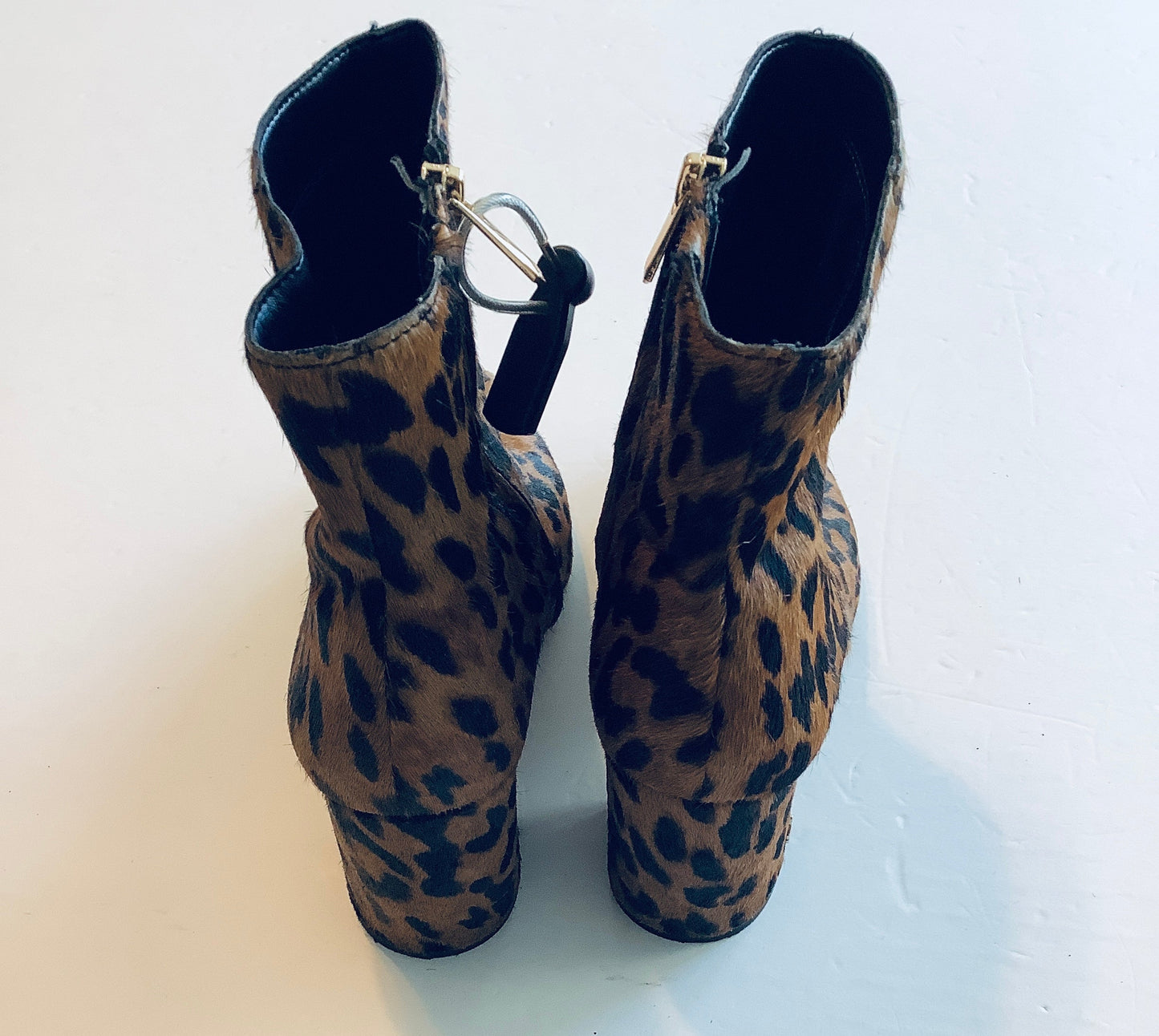 Boots Ankle Heels By Sam Edelman In Animal Print, Size: 10