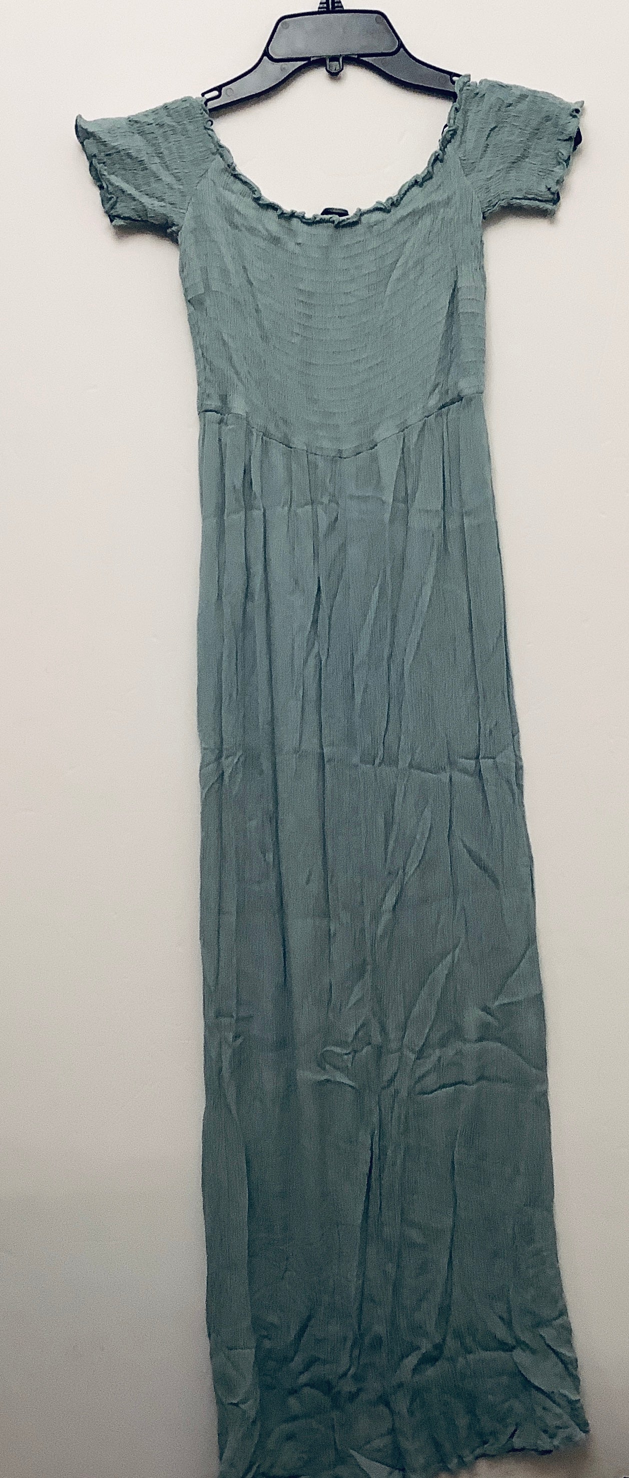 Dress Casual Midi By Forever 21 In Green, Size: S